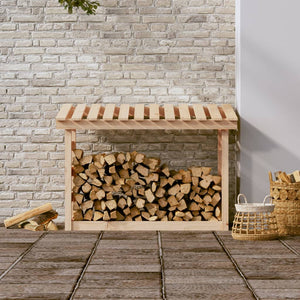 Portalegna 108x64,5x78 cm in Legno Massello di Pino cod mxl 62449