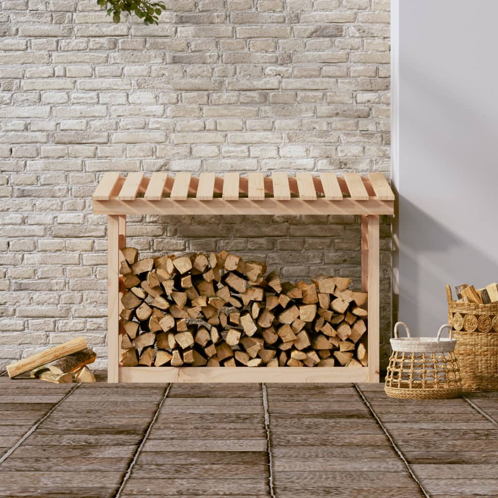 Portalegna 108x64,5x78 cm in Legno Massello di Pino 822442