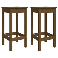 Set da Bar 5 pz Miele in Legno Massello di Pino 3124700