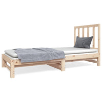 Dormeuse Estraibile 2x(90x190) cm Legno Massello di Pino 3124752