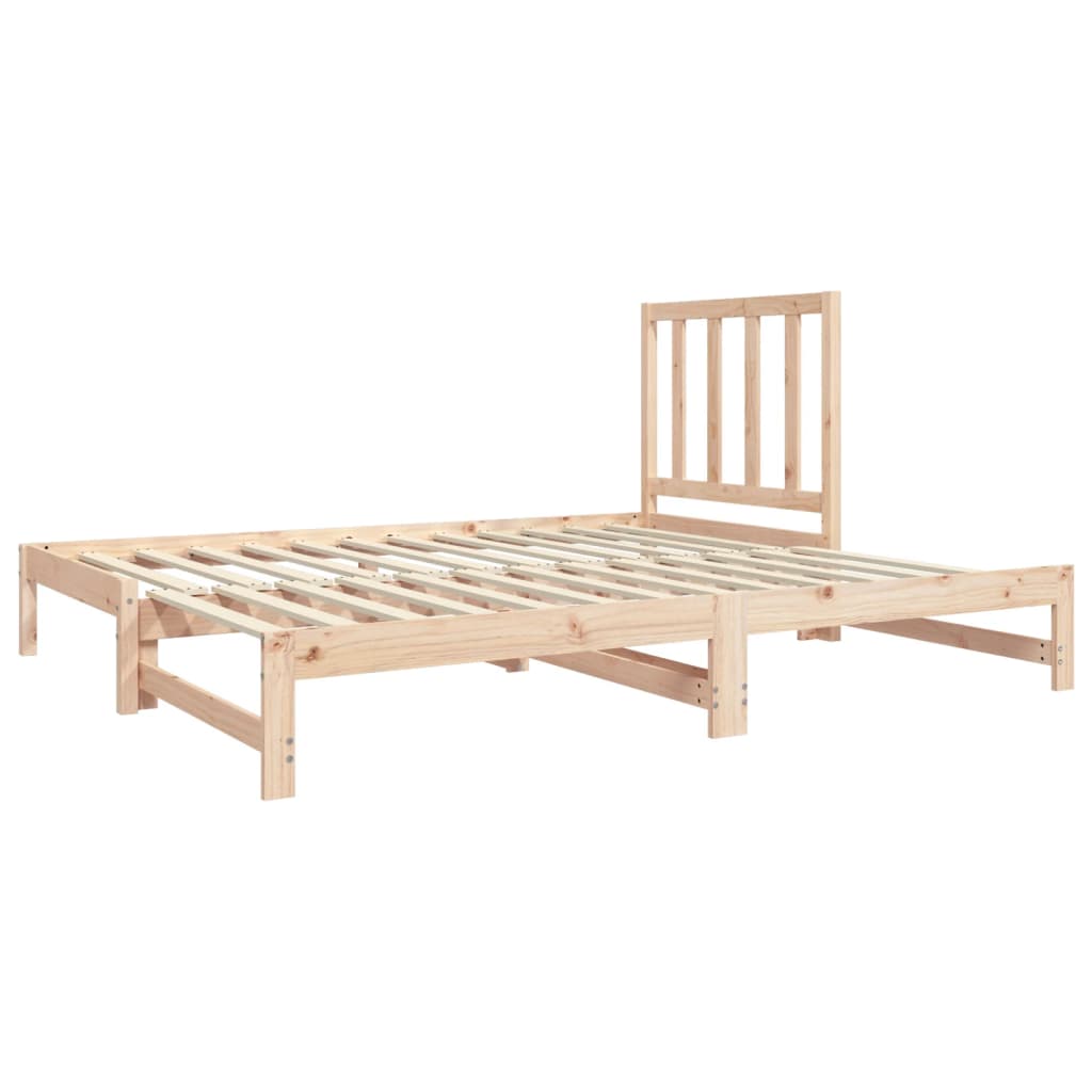 Dormeuse Estraibile 2x(90x190) cm Legno Massello di Pino 3124752