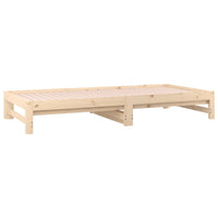 Dormeuse Estraibile 2x(90x190) cm Legno Massello di Pino 3124752