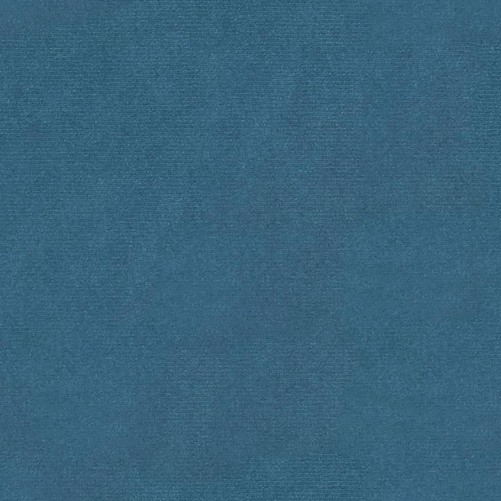 Panca Blu 81,5x41x49 cm in Velluto 344410