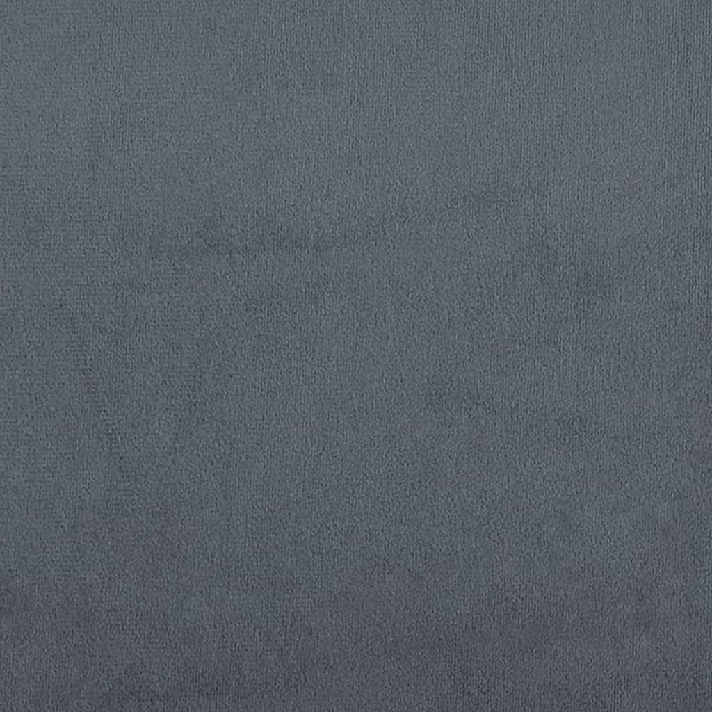 Panca Grigio Scuro 110,5x45x49 cm in Velluto 344419