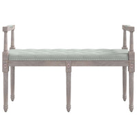 Panca Grigio Chiaro 110x40x70 cm in Velluto 344425