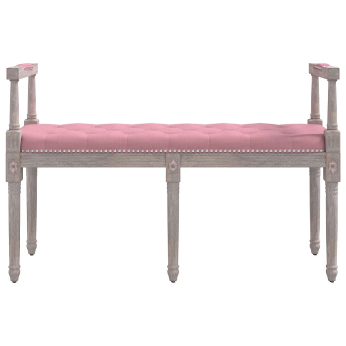 Panca Rosa 110x40x70 cm in Velluto cod mxl 73305