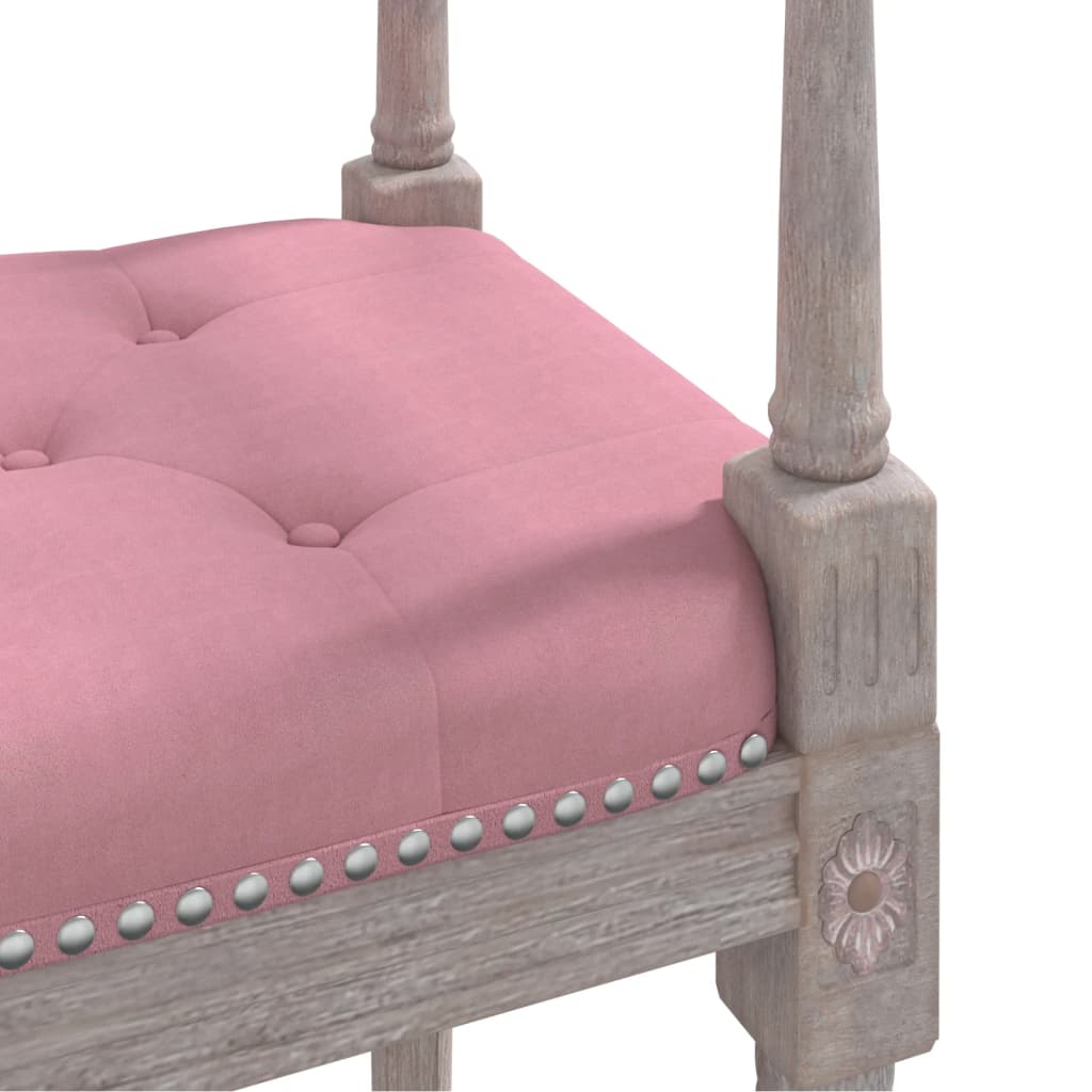 Panca Rosa 110x40x70 cm in Velluto cod mxl 73305