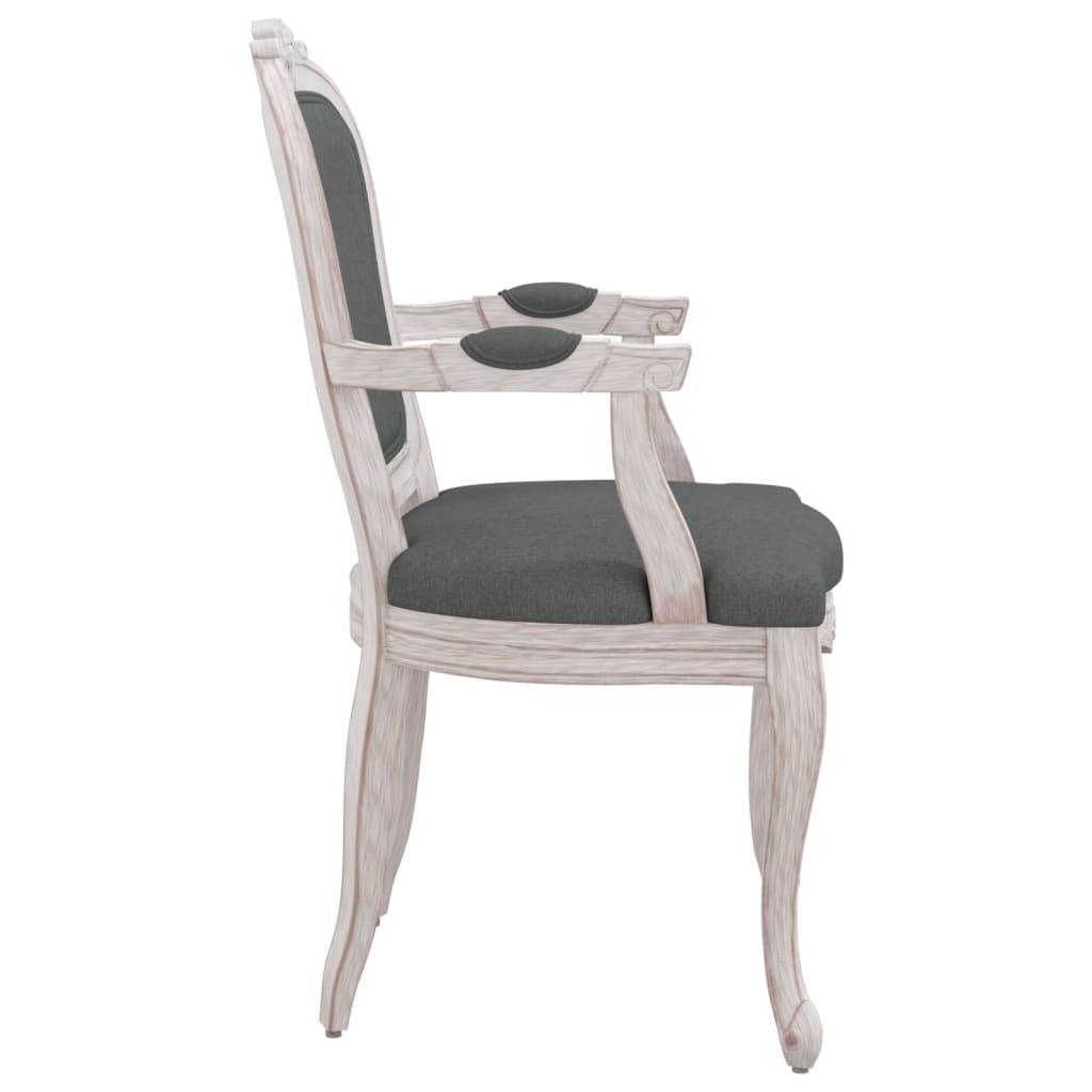 Sedia da Pranzo Grigio Scuro 62x59,5x100,5 cm in Tessuto 344458