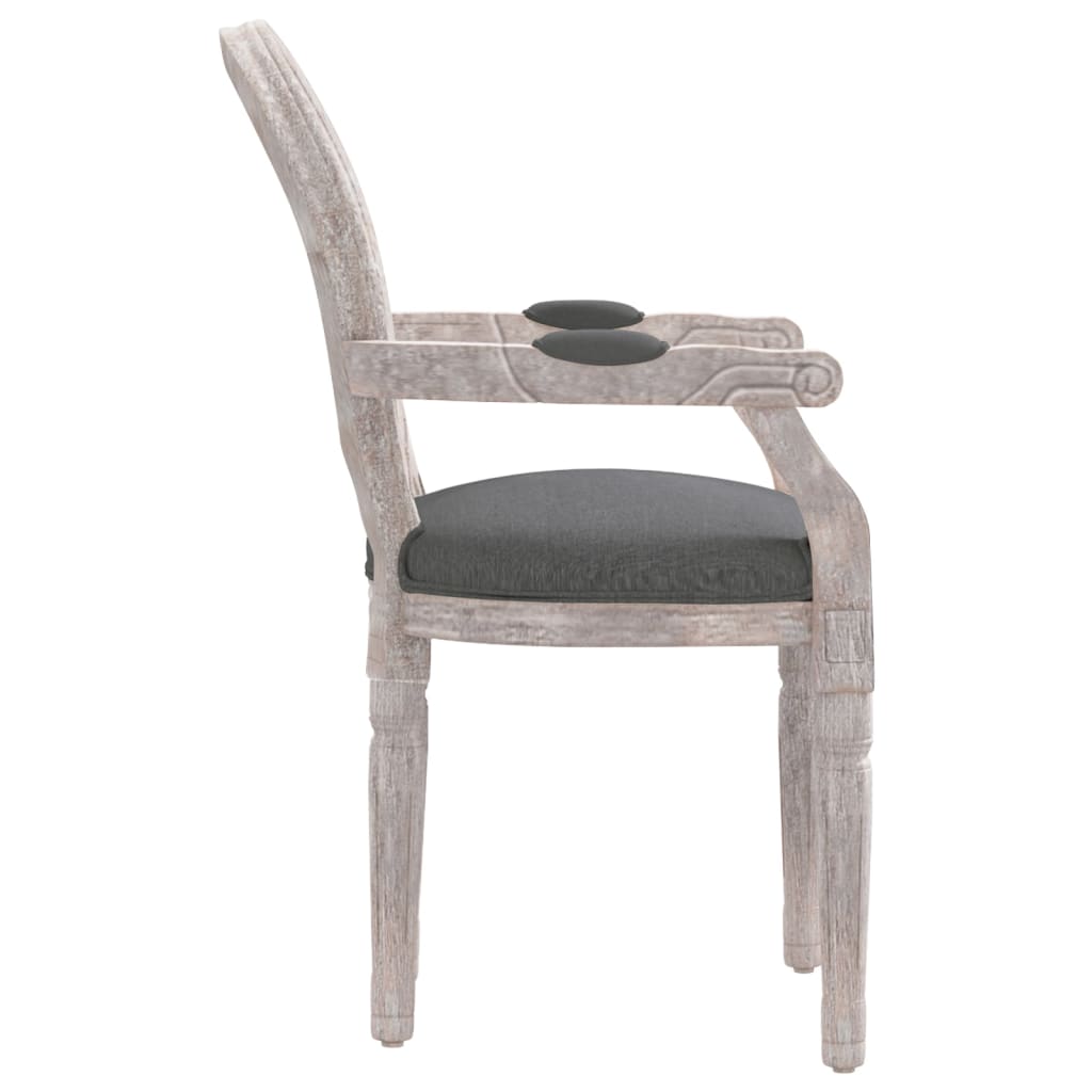 Sedia da Pranzo Grigio Scuro 54x56x96,5 cm Tessuto 344481