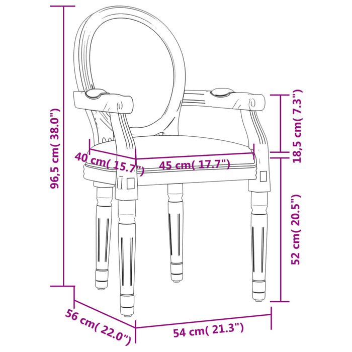 Sedia da Pranzo Grigio Scuro 54x56x96,5 cm Velluto 344484