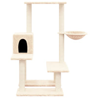 Albero per Gatti con Tiragraffi in Sisal Crema 94,5 cm cod mxl 5905