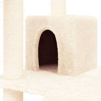 Albero per Gatti con Tiragraffi in Sisal Crema 83 cm cod mxl 23922