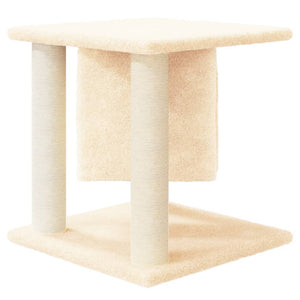 Albero per Gatti con Tiragraffi in Sisal Crema 37 cm 171654