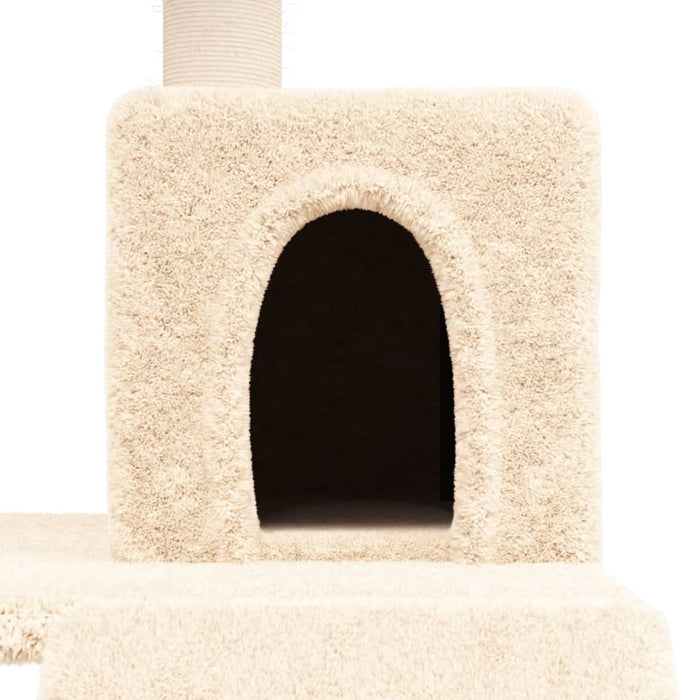 Albero per Gatti con Tiragraffi in Sisal Crema 82 cm cod mxl 68670