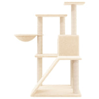 Albero per Gatti con Tiragraffi in Sisal Crema 94 cm 171702