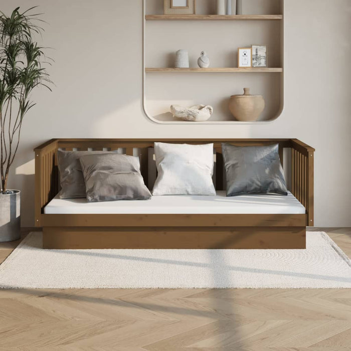 Dormeuse Miele 80x200 cm in Legno Massello di Pino 821562