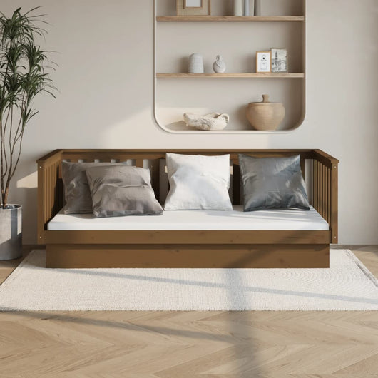 Dormeuse Miele 100x200 cm in Legno Massello di Pino cod mxl 64916