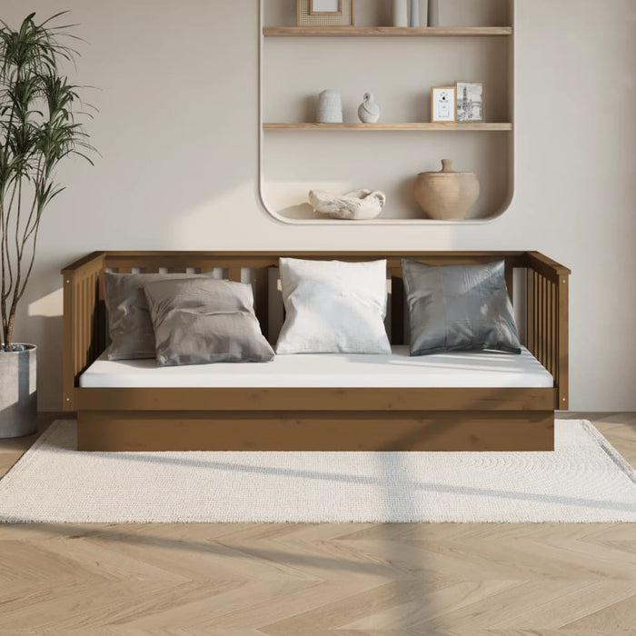 Dormeuse Miele 100x200 cm in Legno Massello di Pino 821572