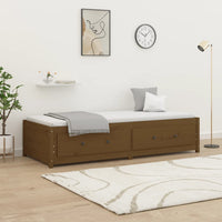 Dormeuse Miele 80x200 cm in Legno Massello di Pino cod mxl 54336