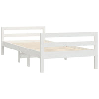 Giroletto Bianco 90x200 cm in Legno Massello di Pino cod mxl 64969