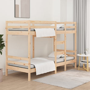 Letto a Castello 90x200 cm in Legno Massello di Pino cod mxl 55964