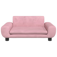 Lettino per Cani Rosa 70x45x33 cm in Vellutocod mxl 95243