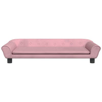 Lettino per Cani Rosa 100x50x21 cm in Vellutocod mxl 95252