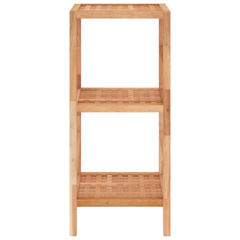 Scaffale da Bagno 35,5x35,5x79 cm in Legno Massello di Noce 350363