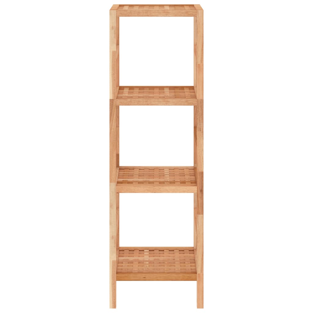 Scaffale da Bagno 35,5x35,5x112,5 cm in Legno Massello di Noce 350364