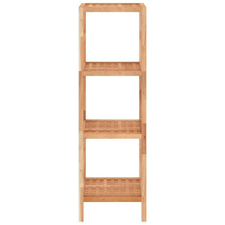 Scaffale da Bagno 35,5x35,5x112,5 cm in Legno Massello di Noce 350364