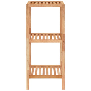 Scaffale da Bagno 36x36x79 cm in Legno Massello di Noce 350365