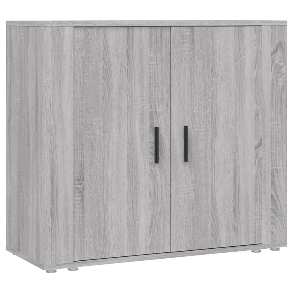 Credenza Grigio Sonoma 80x33x70 cm in Legno Multistrato cod mxl 9279