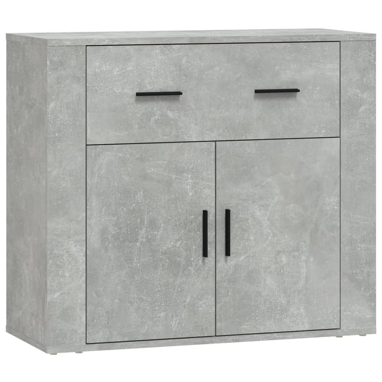 Credenza Grigio Cemento 80x33x70 cm in Legno Multistrato cod mxl 9903