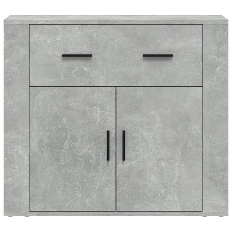 Credenza Grigio Cemento 80x33x70 cm in Legno Multistrato cod mxl 9903