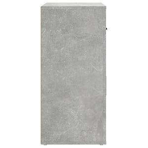 Credenza Grigio Cemento 80x33x70 cm in Legno Multistrato cod mxl 9903