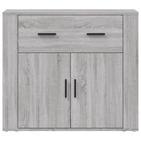 Credenza Grigio Sonoma 80x33x70 cm in Legno Multistrato 816574