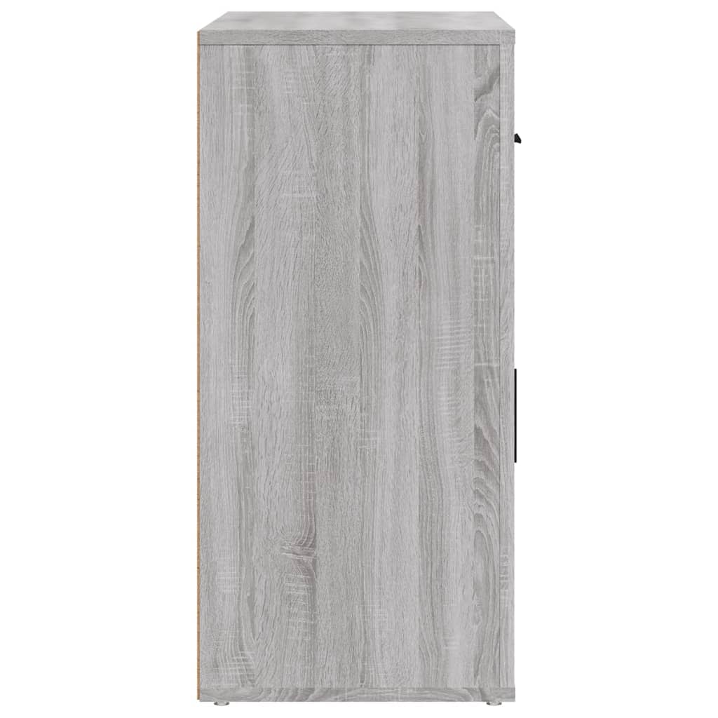 Credenza Grigio Sonoma 80x33x70 cm in Legno Multistrato 816574