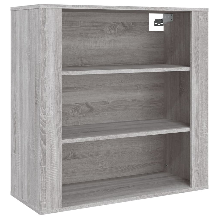 Mobile Pensile Grigio Sonoma 80x33x80 cm in Legno Multistrato 816598