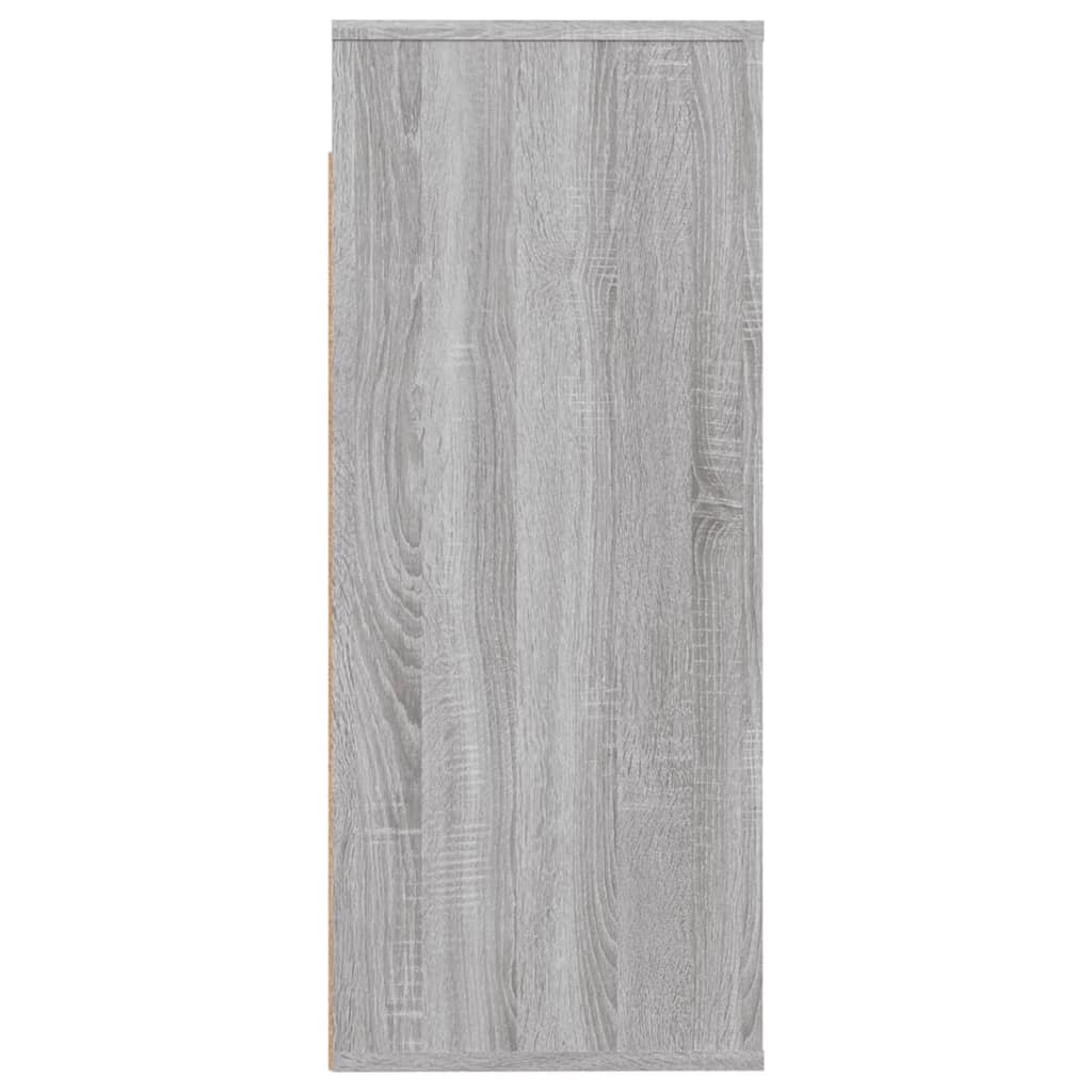 Mobile Pensile Grigio Sonoma 80x33x80 cm in Legno Multistrato 816598