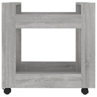 Carrello Scrivania Grigio Sonoma 60x45x60 cm Legno Multistrato cod mxl 37418