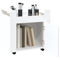 Carrello per Scrivania bianco 60x45x60 cm in Legno Multistrato cod mxl 39186