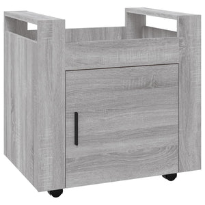 Carrello Scrivania Grigio Sonoma 60x45x60 cm Legno Multistrato