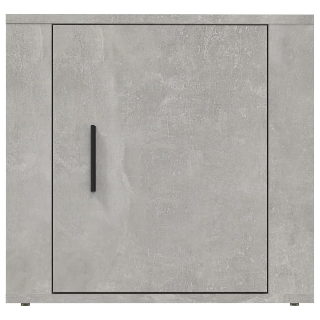 Comodini 2 pz Grigio Cemento 50x39x47 cm