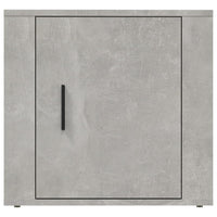 Comodini 2 pz Grigio Cemento 50x39x47 cm