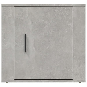 Comodini 2 pz Grigio Cemento 50x39x47 cm