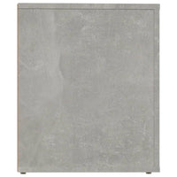 Comodini 2 pz Grigio Cemento 50x39x47 cm