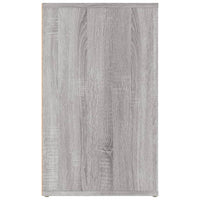 Comodino Grigio Sonoma 50x36x60 cm in Legno Multistrato cod mxl 31187