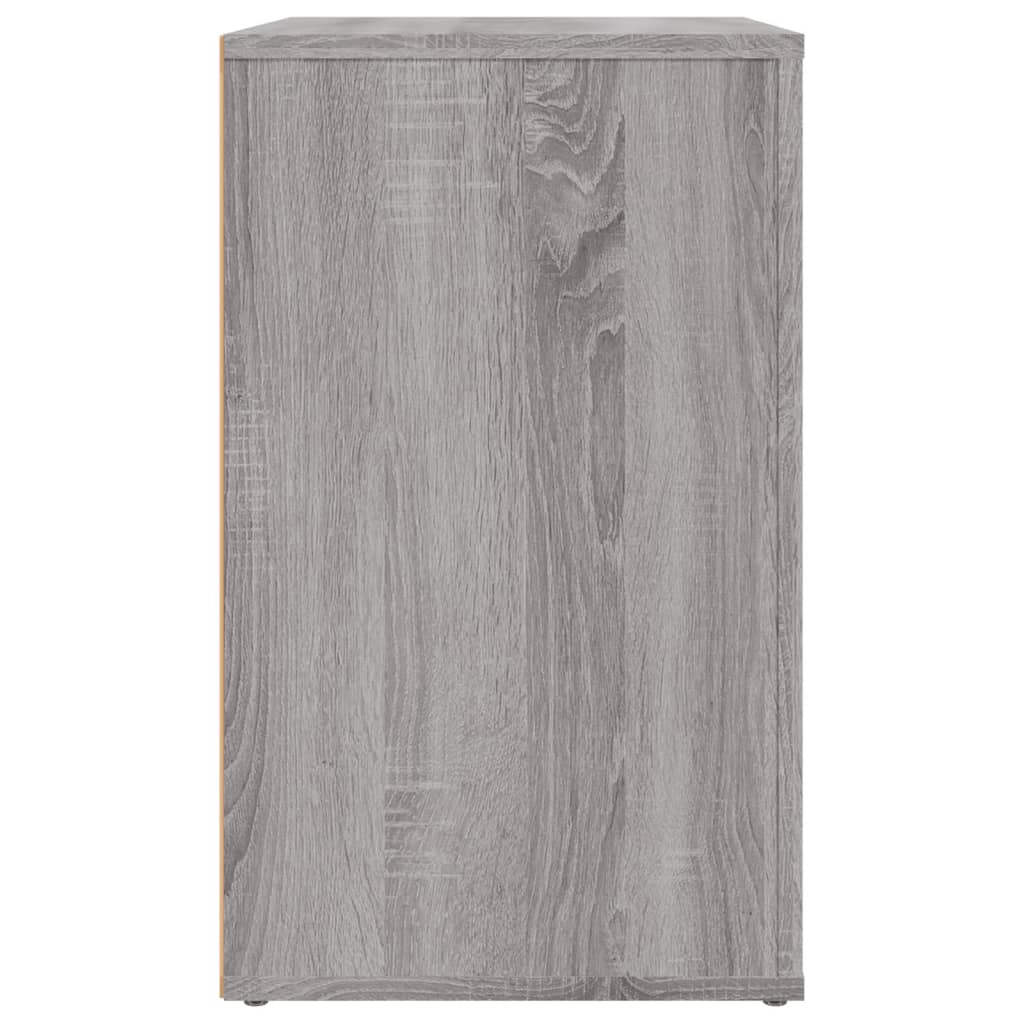 Comodino Grigio Sonoma 50x36x60 cm in Legno Multistrato 816734