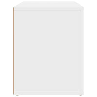 Comodino Bianco 60x36x45 cm in Legno Ingegnerizzato 816736