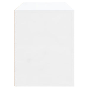 Scarpiera Bianco Lucido 80x35x45 cm in Legno Multistrato cod mxl 42032